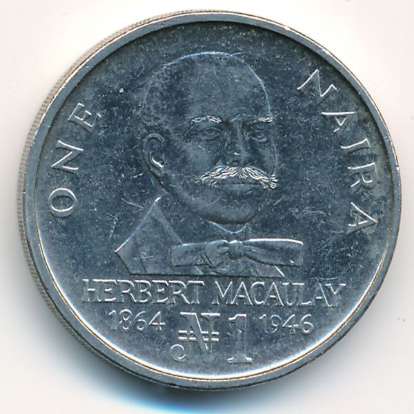 Нигерия, 1 найра (1991 г.)