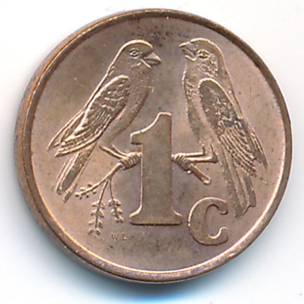 ЮАР, 1 цент (2001 г.)