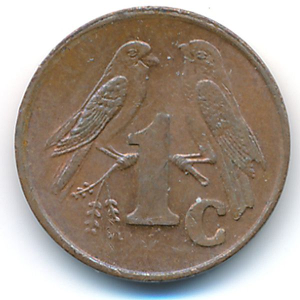 ЮАР, 1 цент (2001 г.)
