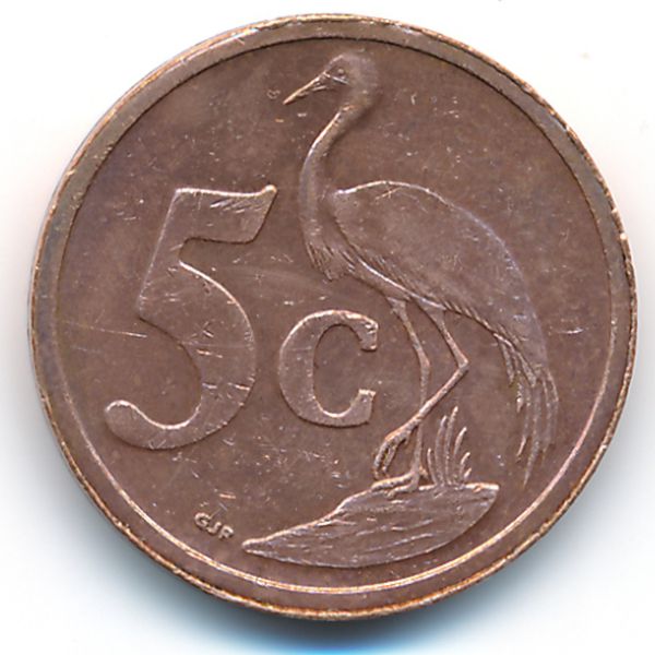 ЮАР, 5 центов (2004 г.)