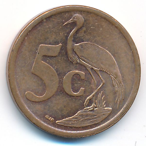 ЮАР, 5 центов (2007 г.)