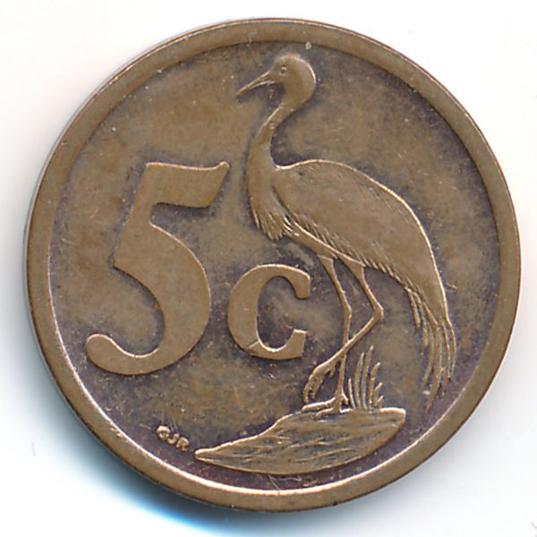ЮАР, 5 центов (2007 г.)