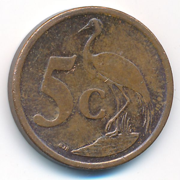 ЮАР, 5 центов (2008 г.)