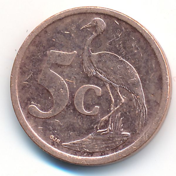 ЮАР, 5 центов (2009 г.)