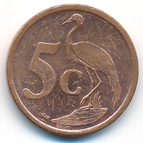 ЮАР, 5 центов (2009 г.)