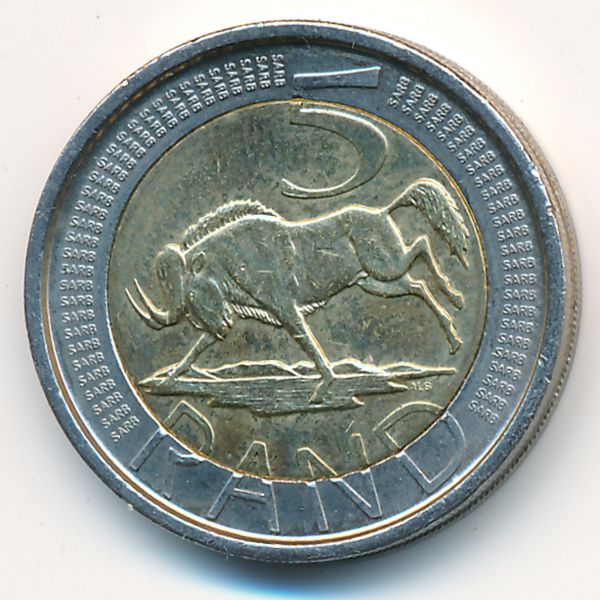 ЮАР, 5 рэндов (2005 г.)