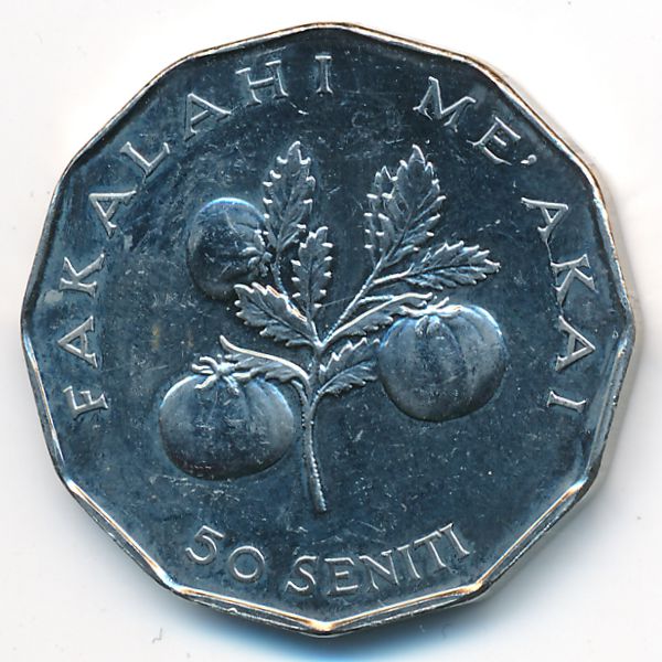 Тонга, 50 сенити (2002 г.)