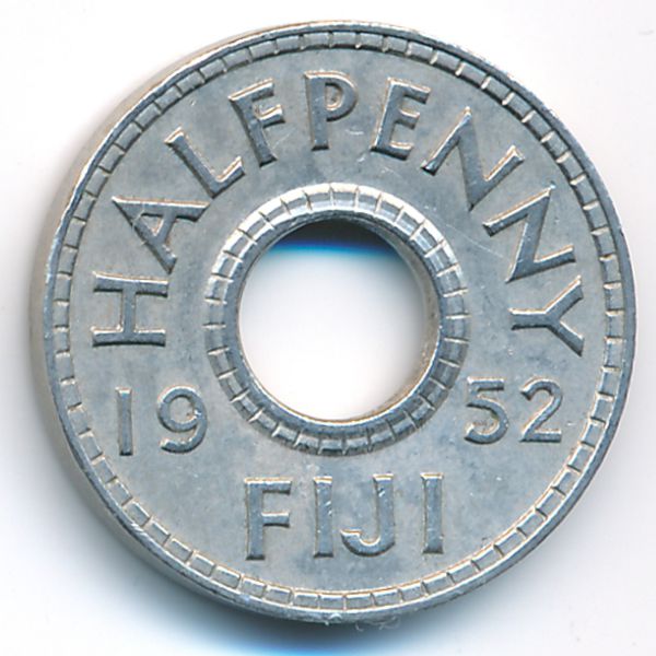 Фиджи, 1/2 пенни (1952 г.)