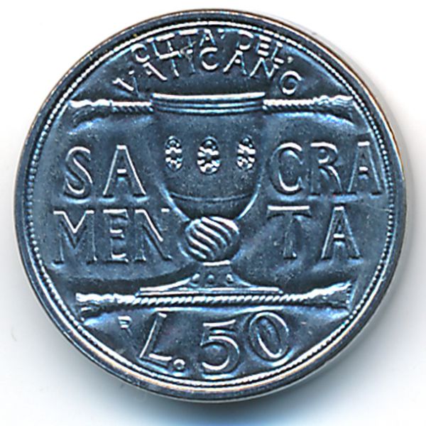 Ватикан, 50 лир (1993 г.)