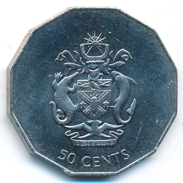 Соломоновы острова, 50 центов (2005 г.)