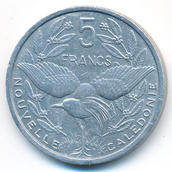 Новая Каледония, 5 франков (1952 г.)