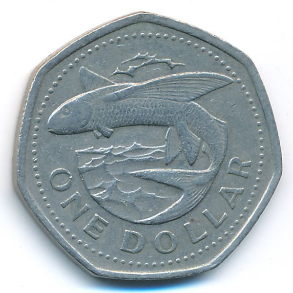 Барбадос, 1 доллар (1988 г.)