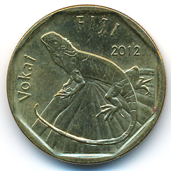 Фиджи, 1 доллар (2012 г.)