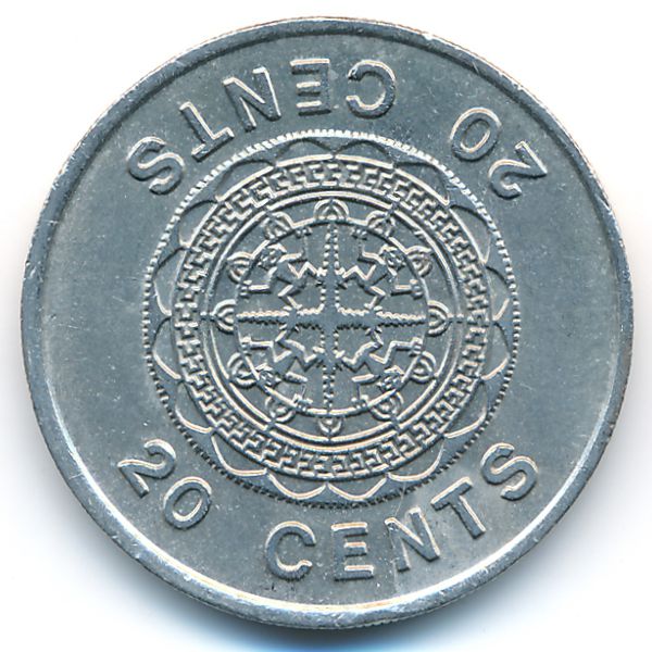 Соломоновы острова, 20 центов (1977 г.)