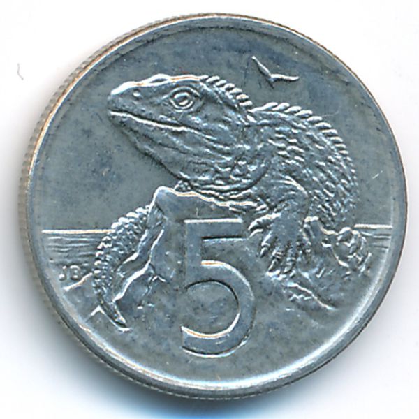 Новая Зеландия, 5 центов (1995 г.)