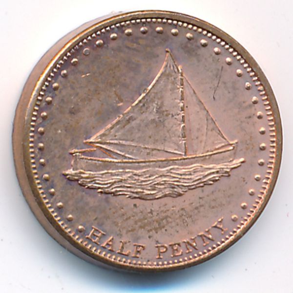 Остров Штольтенхоф., 1/2 пенни (2008 г.)