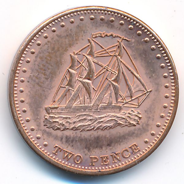 Остров Штольтенхоф., 2 пенса (2008 г.)