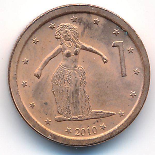 Острова Кука, 1 цент (2010 г.)