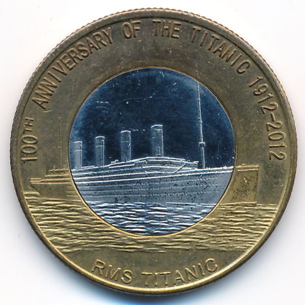 Редонда., 2 доллара (2012 г.)