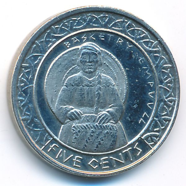 Индейская резервация Санта-Изабел., 5 центов (2012 г.)