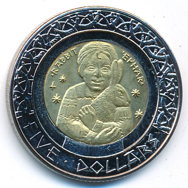 Индейская резервация Санта-Изабел., 5 долларов (2012 г.)