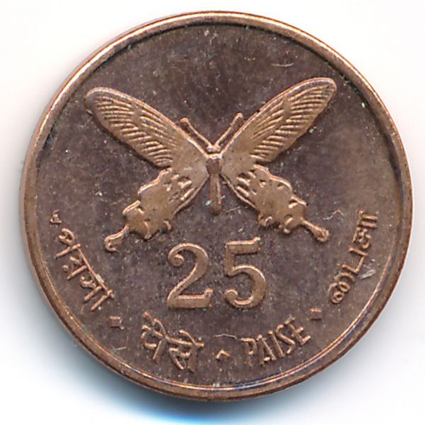 Андаманские и Никобарские острова., 25 пайс (2011 г.)