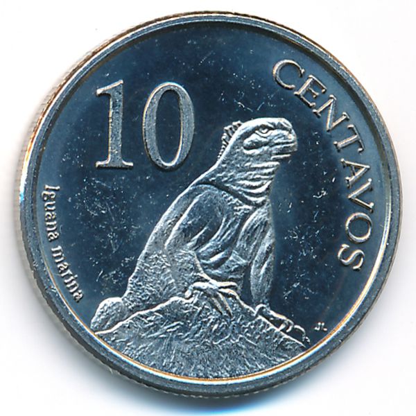 Галапагосские острова., 10 сентаво (2008 г.)