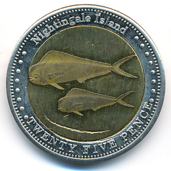 Соловьиные острова, 25 пенсов (2011 г.)