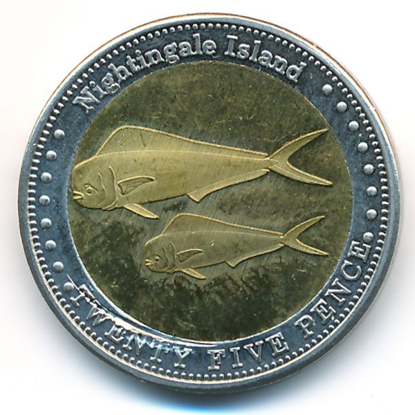 Соловьиные острова, 25 пенсов (2011 г.)