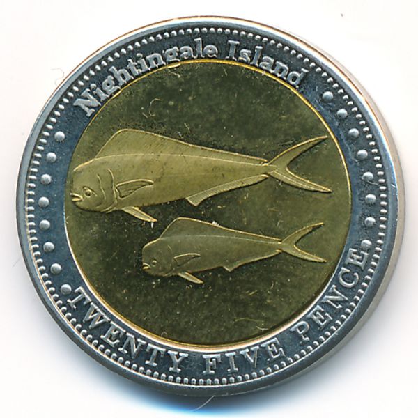 Соловьиные острова, 25 пенсов (2011 г.)