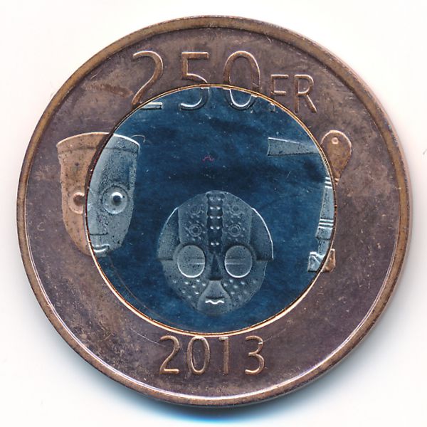 Катанга., 250 франков (2013 г.)