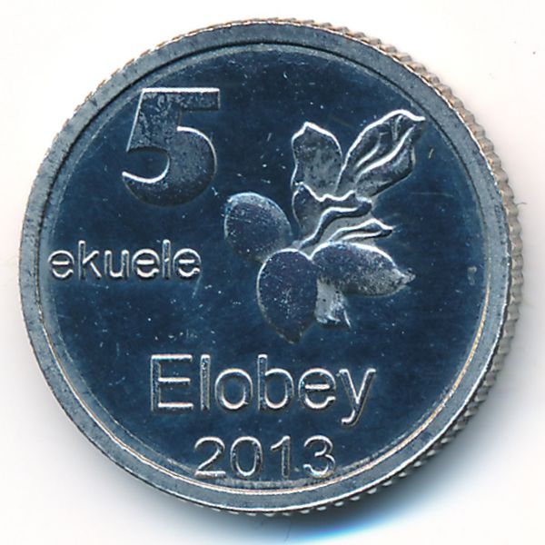Остров Большой Элобей., 5 экуэле (2013 г.)