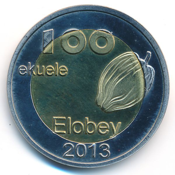 Остров Большой Элобей., 100 экуэле (2013 г.)