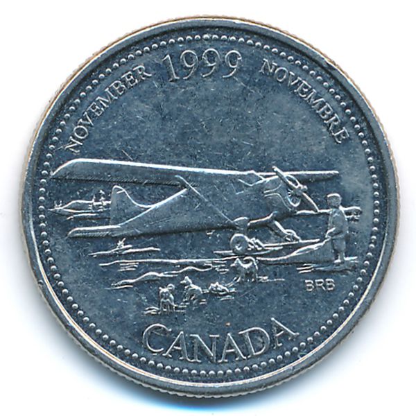 Канада, 25 центов (1999 г.)