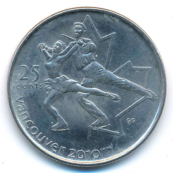 Канада, 25 центов (2008 г.)