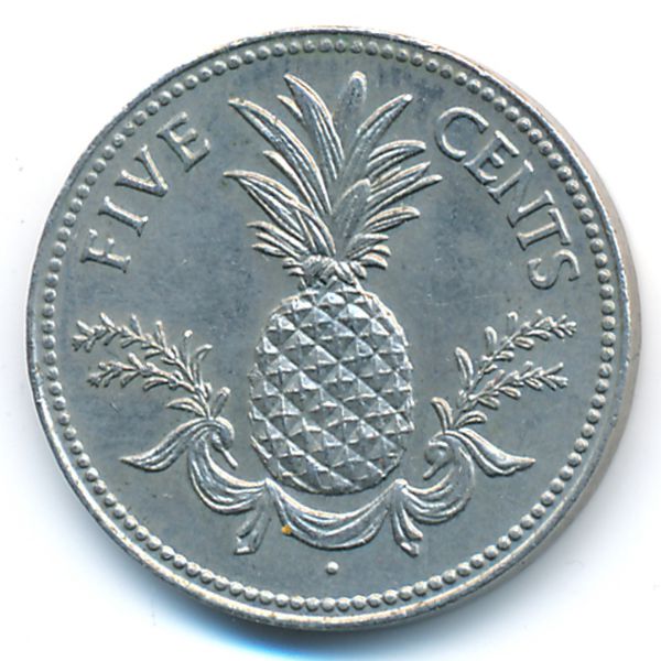 Багамские острова, 5 центов (1975 г.)