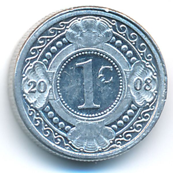 Антильские острова, 1 цент (2008 г.)