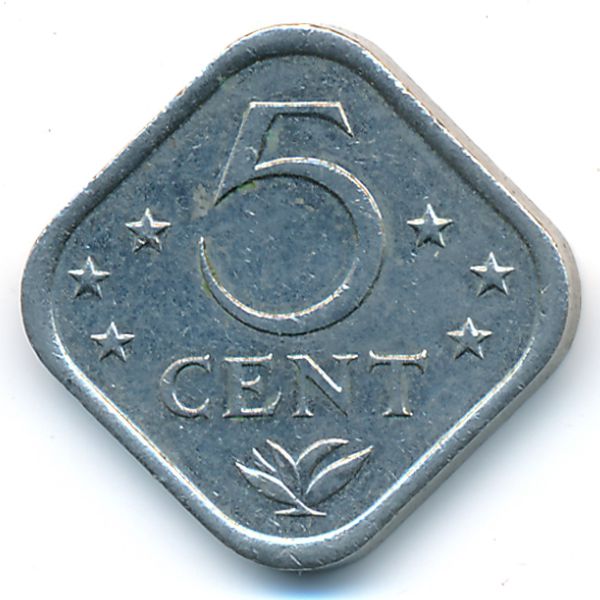 Антильские острова, 5 центов (1983 г.)