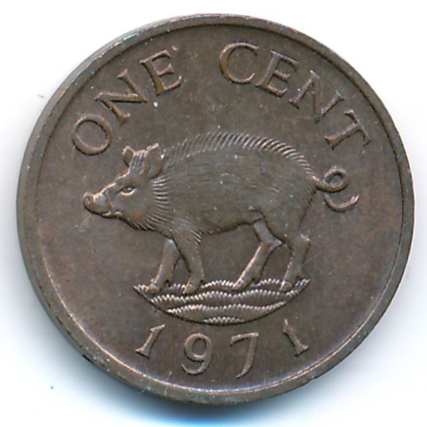 Бермудские острова, 1 цент (1971 г.)