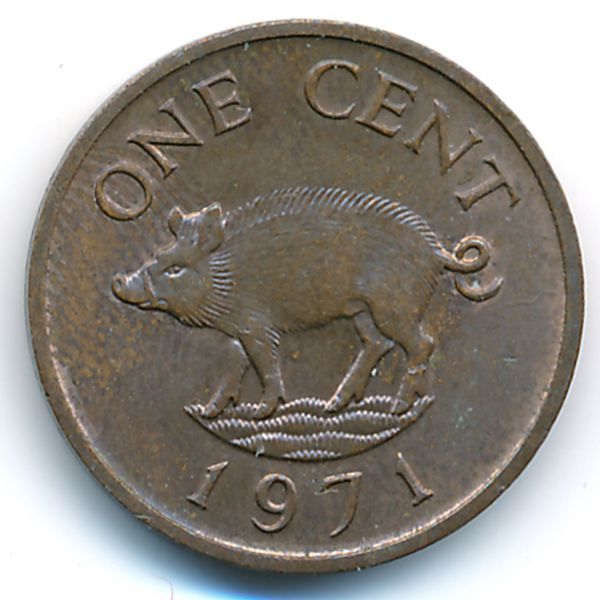 Бермудские острова, 1 цент (1971 г.)
