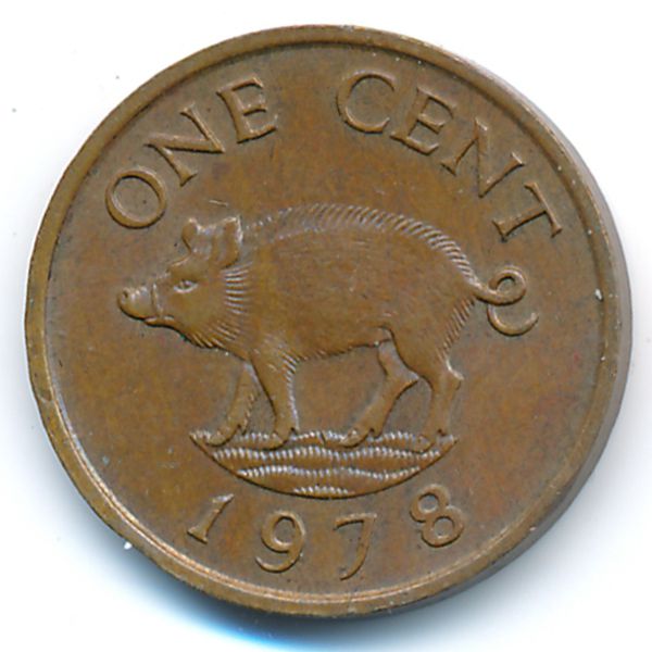 Бермудские острова, 1 цент (1978 г.)