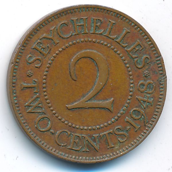 Сейшелы, 2 цента (1948 г.)