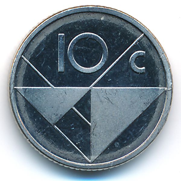 Аруба, 10 центов (2008 г.)