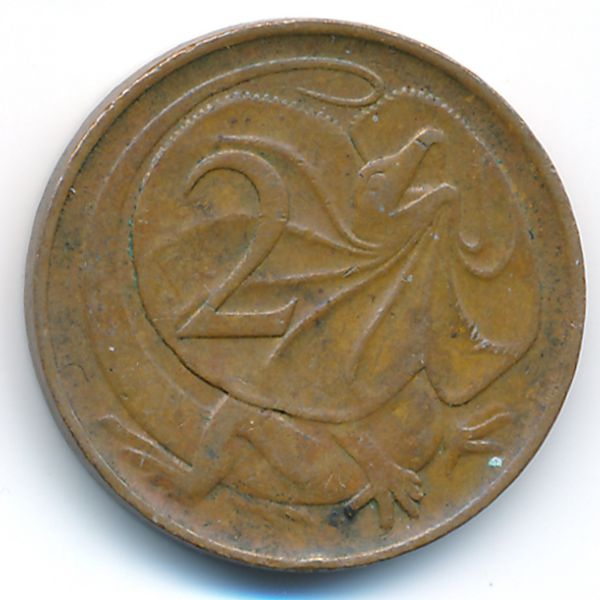 Австралия, 2 цента (1967 г.)