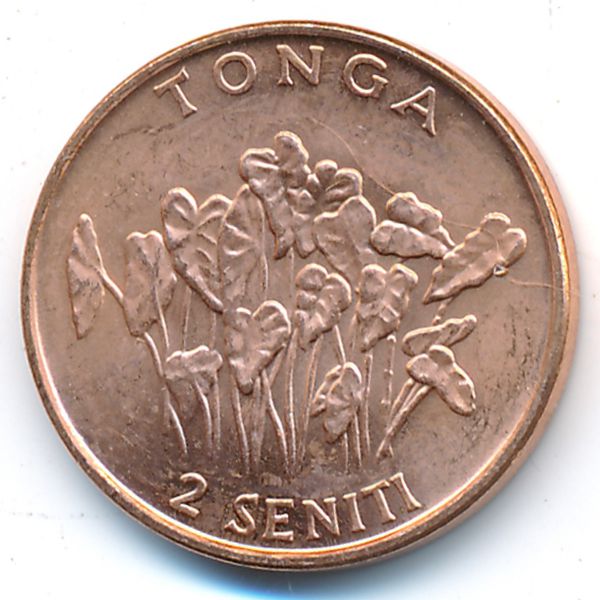 Тонга, 2 сенити (2002 г.)