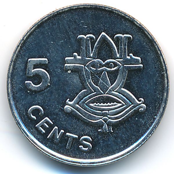 Соломоновы острова, 5 центов (1993 г.)