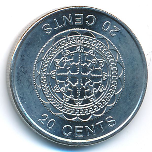 Соломоновы острова, 20 центов (2012 г.)