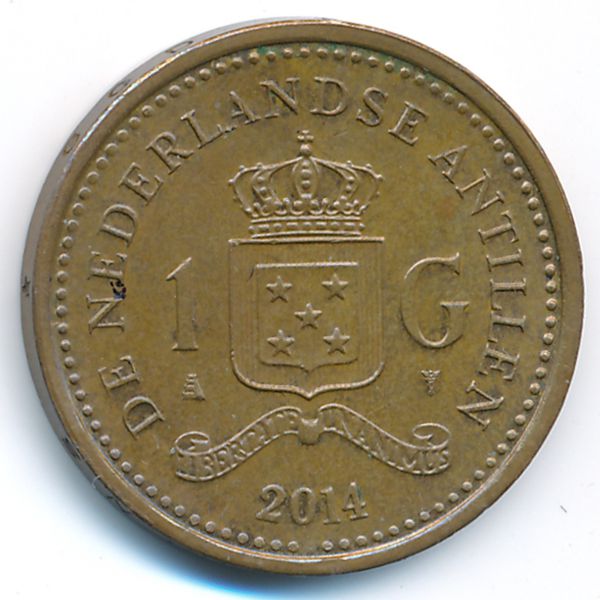 Антильские острова, 1 гульден (2014 г.)