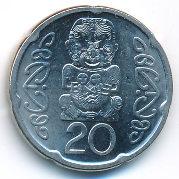 Новая Зеландия, 20 центов (2006 г.)