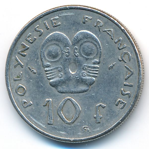 Французская Полинезия, 10 франков (1986 г.)